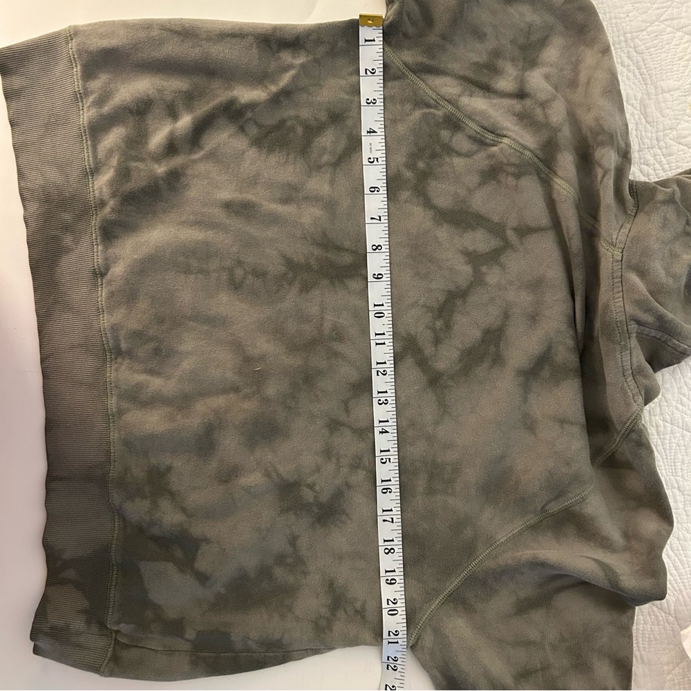 Old Navy Vintage Hoodie Olive green Tie Dye Womens Large - Picture 4 of 4